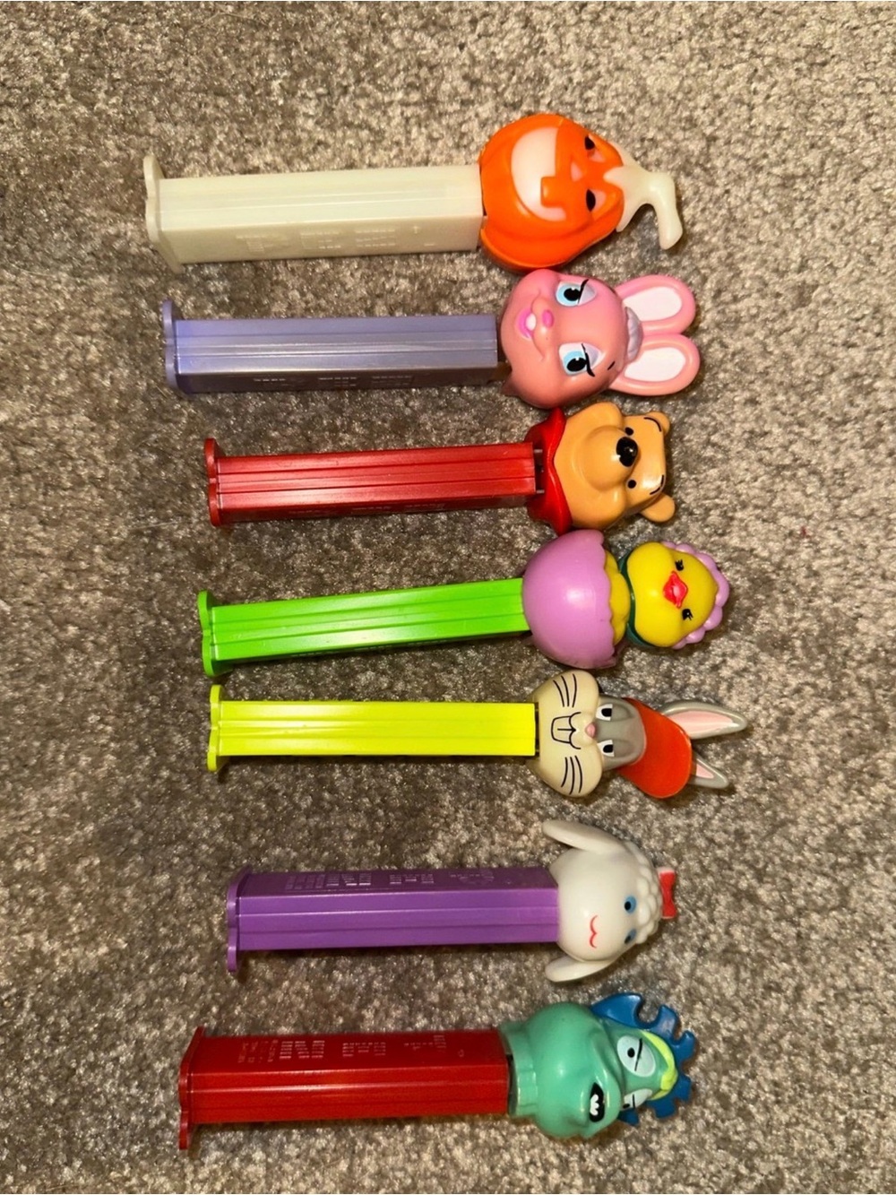 PEZ Kids Candy Dispenser Variety Pack - Assorted Colors vintage